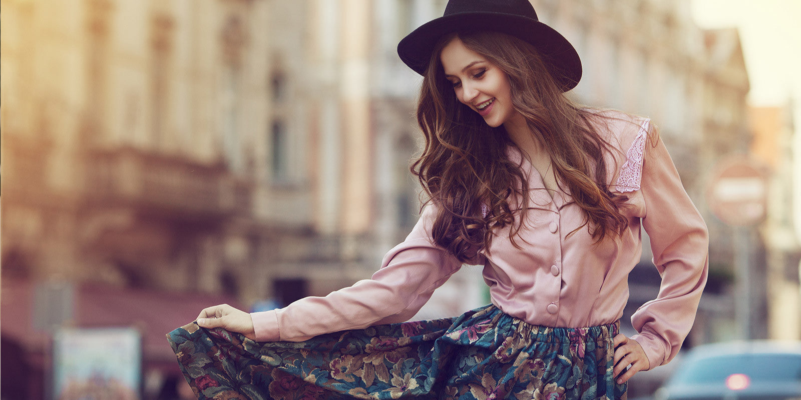 Fedora goes well with ethnic wear too!